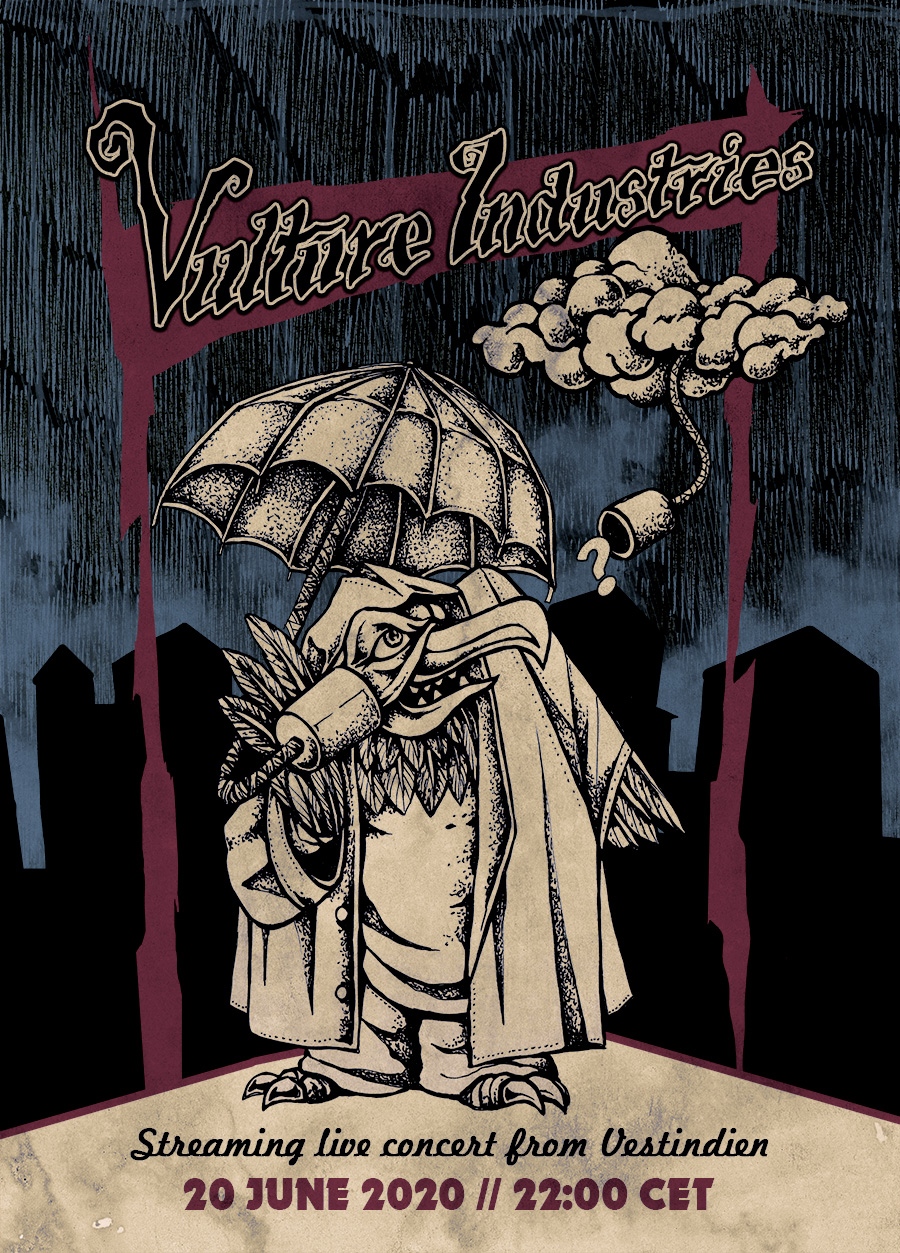 Vulture Industries Live Streamed Concert - Poster